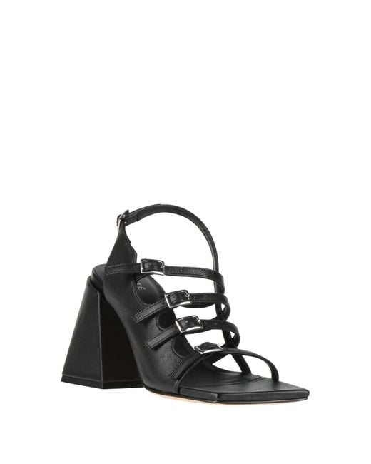 Vic Matié Black Sandals
