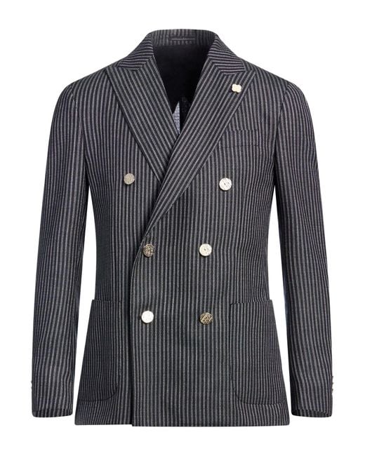 Lardini Blue Blazer for men