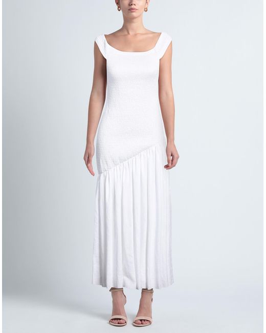 Gabriela Hearst White Maxi-Kleid