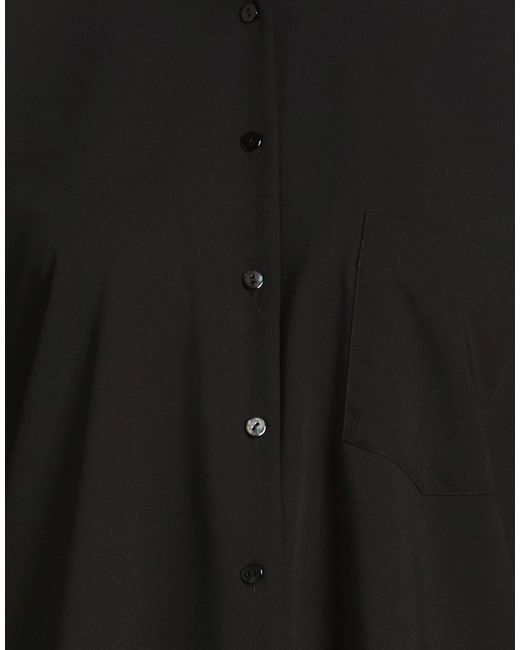 Xacus Black Shirt Polyester, Viscose, Elastane