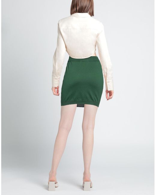 Vivienne Westwood Green Mini Skirt