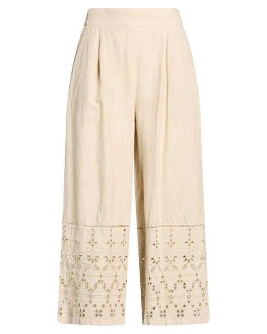 120% Lino Natural Pants Linen