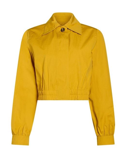 Weekend by Maxmara Yellow Jacket Cotton