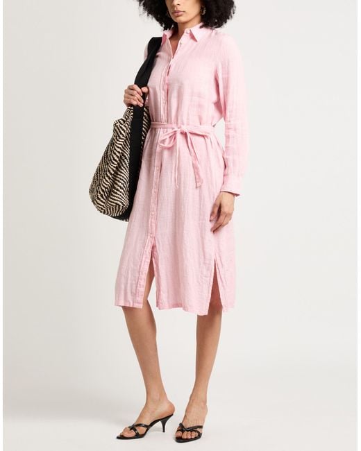 Vestido midi Gant de color Pink