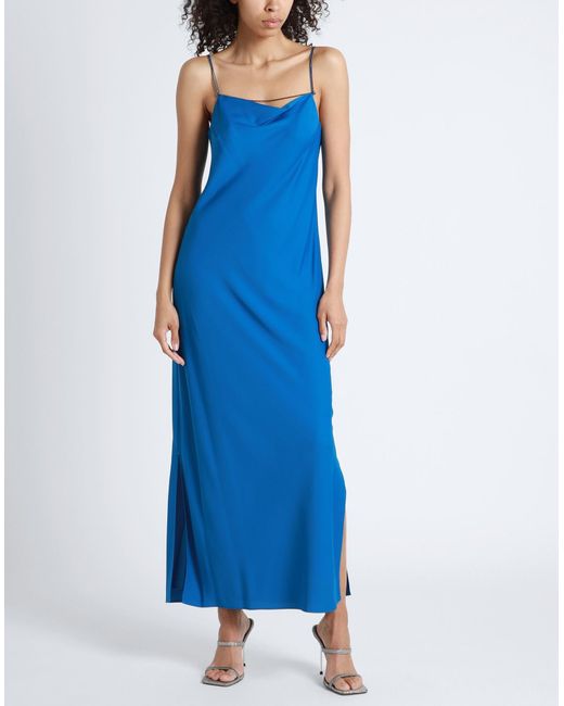Vestido largo Calvin Klein de color Blue