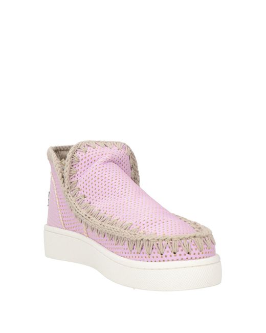 Mou Pink Ankle Boots