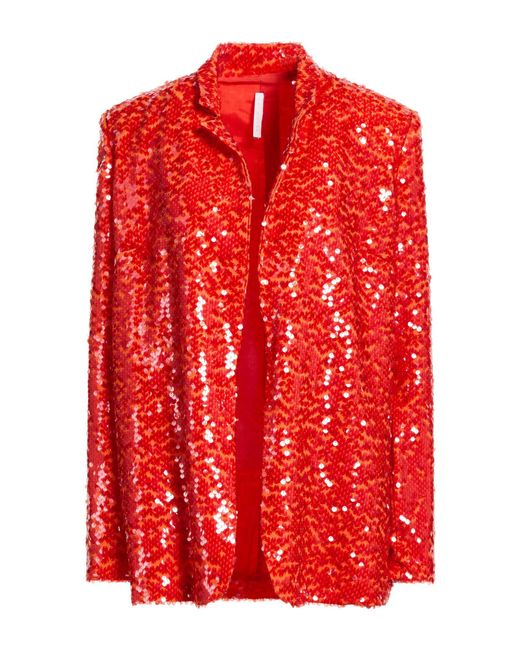 Imperial Red Blazer Polyester, Polyamide, Elastane