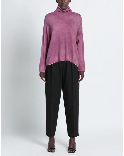 ALESSANDRO ASTE Purple Turtleneck