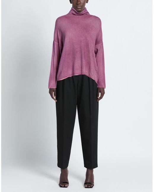 ALESSANDRO ASTE Purple Turtleneck