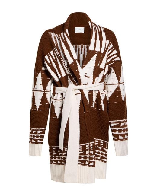 Ballantyne Brown Cardigan Wool