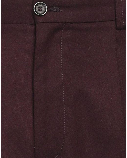 Paolo Pecora Purple Trouser for men