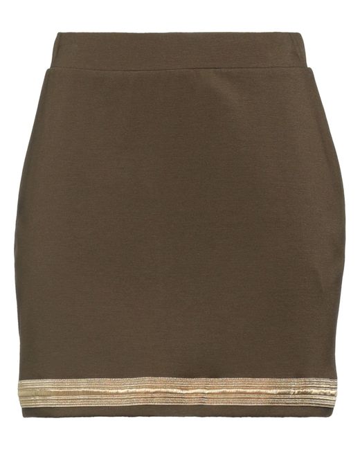 Plein Sud Brown Mini Skirt