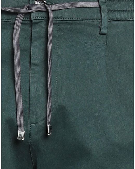 Cruna Green Pants Cotton, Elastane for men