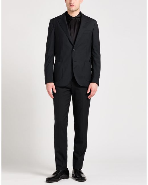 Lardini Blue Suit Wool for men