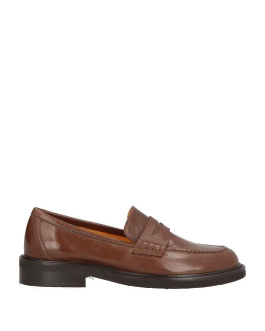 Mara Bini Brown Loafers Leather