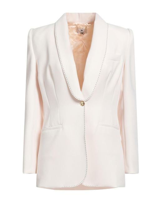 Elisabetta Franchi White Blazers