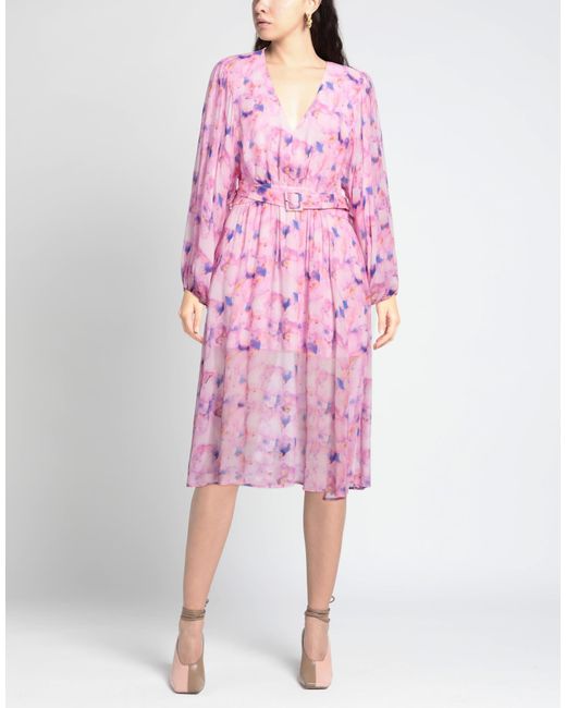 Patrizia Pepe Pink Midi Dress