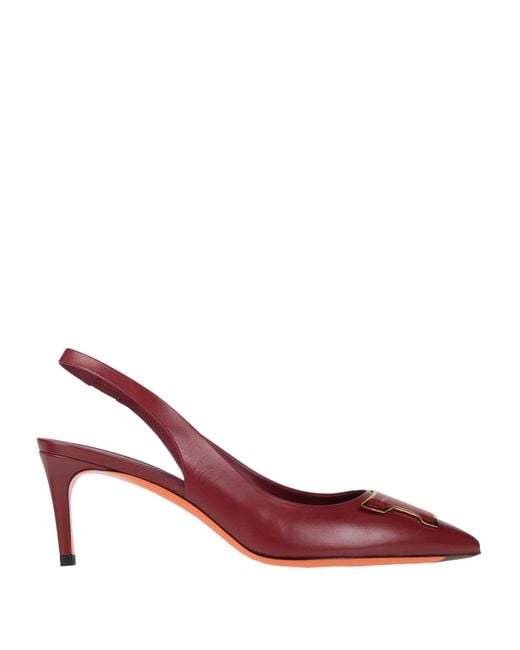 Santoni Red Pumps
