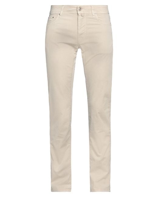 Jacob Cohen Natural Khaki Pants Cotton, Elastane, Polyester for men