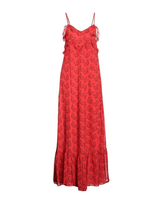 Blugirl Blumarine Red Maxi Dress