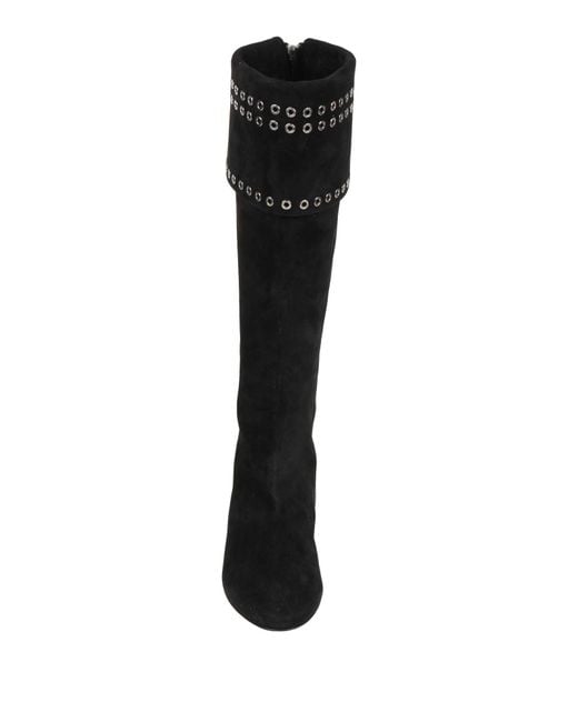 McQueen Black Boot Leather