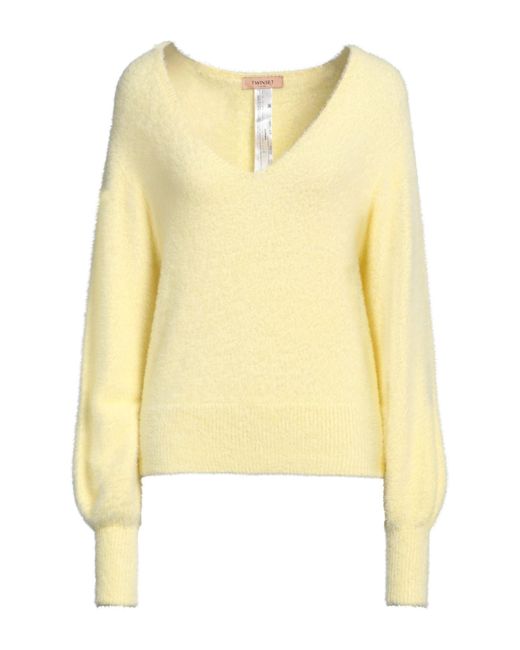 Twin Set Yellow Pullover