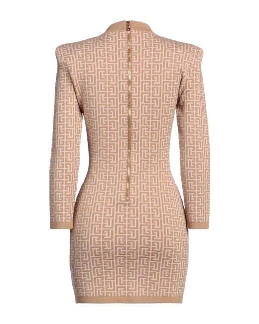 Balmain Natural Mini Dress
