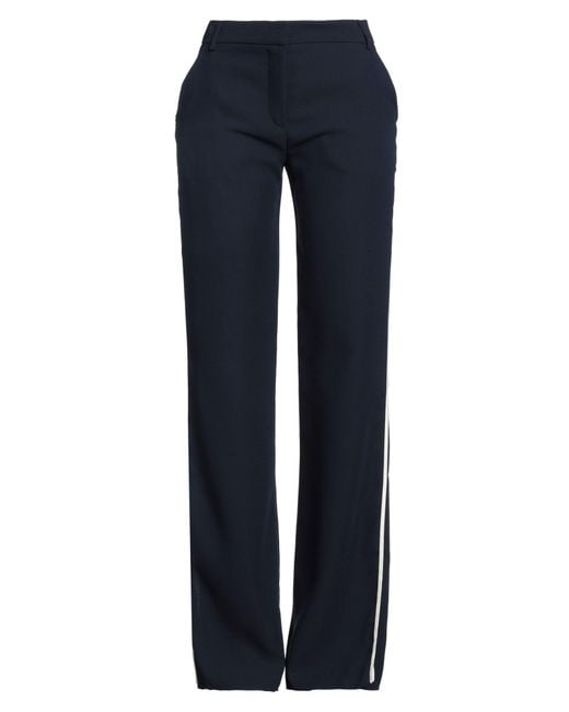 ERMANNO FIRENZE Blue Midnight Pants Polyester
