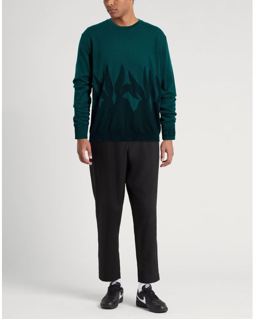 Iceberg Green Sweater Virgin Wool for men