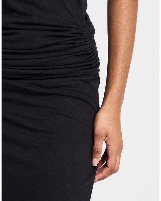 Laneus Black Maxi Dress Cotton