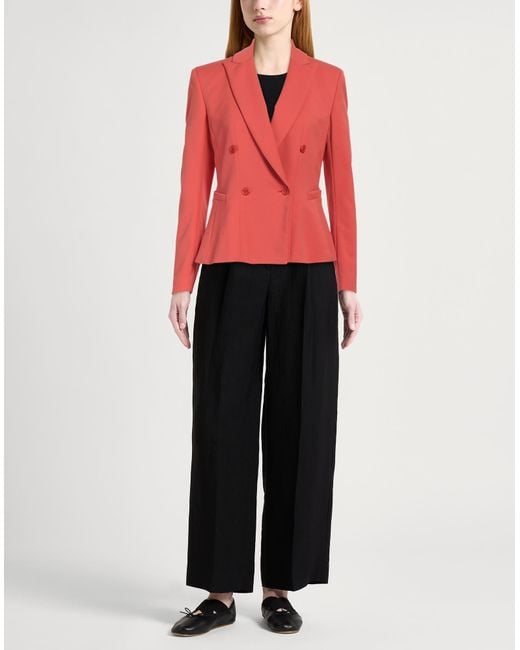 Dondup Red Coral Blazer Polyamide, Cotton, Elastane