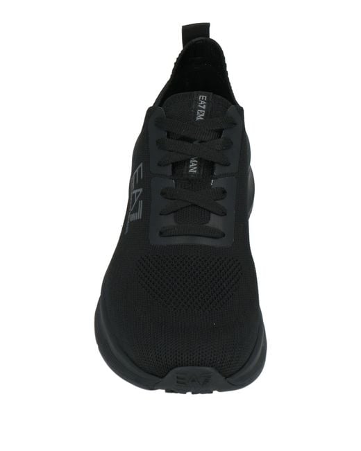 EA7 Black Sneakers for men