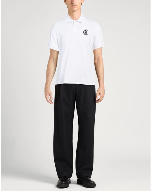 Polo Just Cavalli de hombre de color White