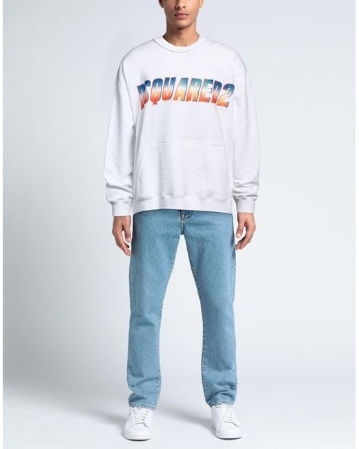 DSquared² White Sweatshirt for men