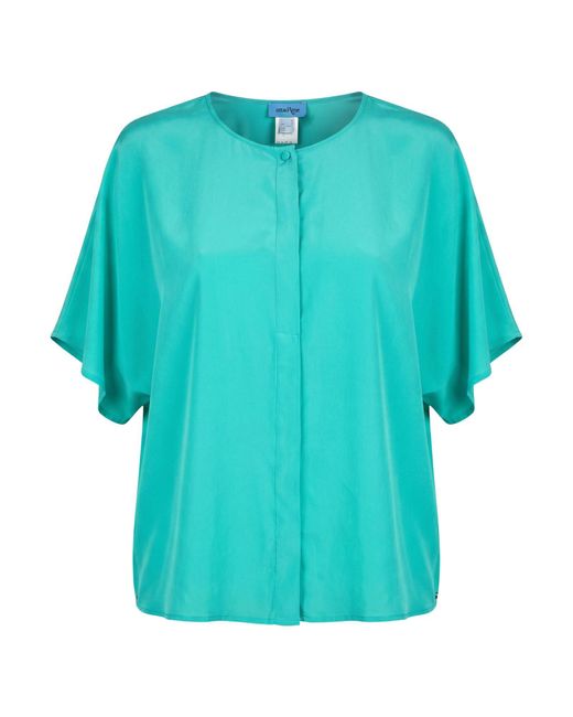 Ottod'Ame Blue Shirt Acetate, Silk