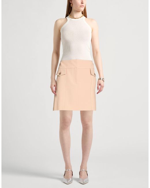 Boutique Moschino Natural Mini Skirts
