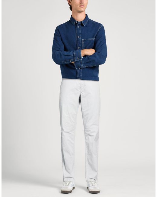 Dondup Gray Light Pants Cotton, Elastane for men