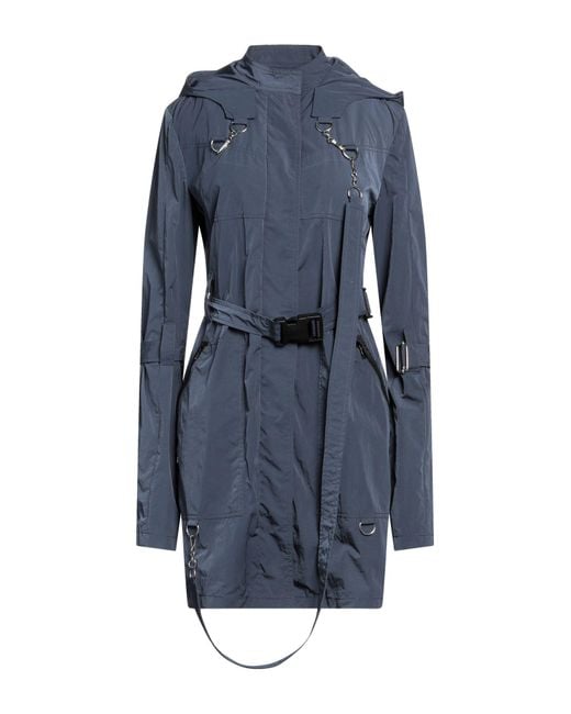 Jeremy Scott Blue Overcoat & Trench Coat