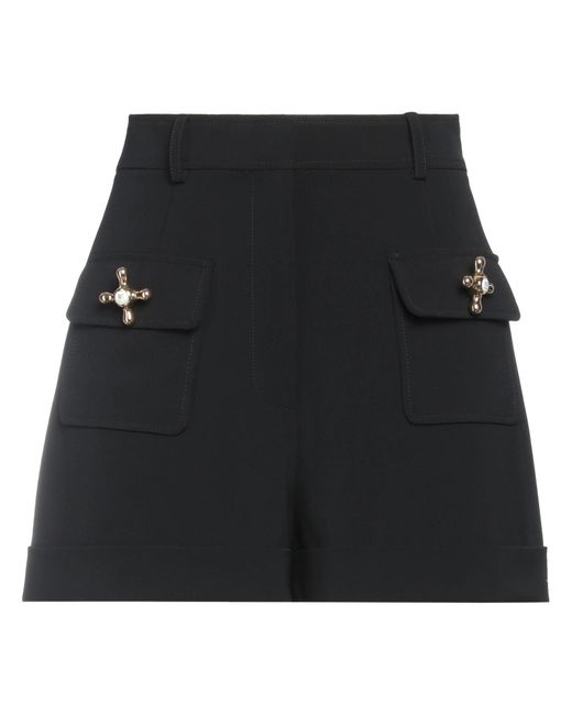 Moschino Black Shorts & Bermuda Shorts