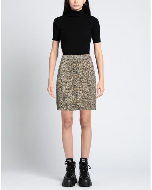 Nanushka Brown Mini Skirt