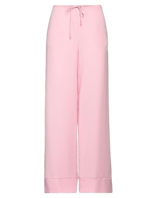 .., merci italia Pink Pants Polyester, Viscose