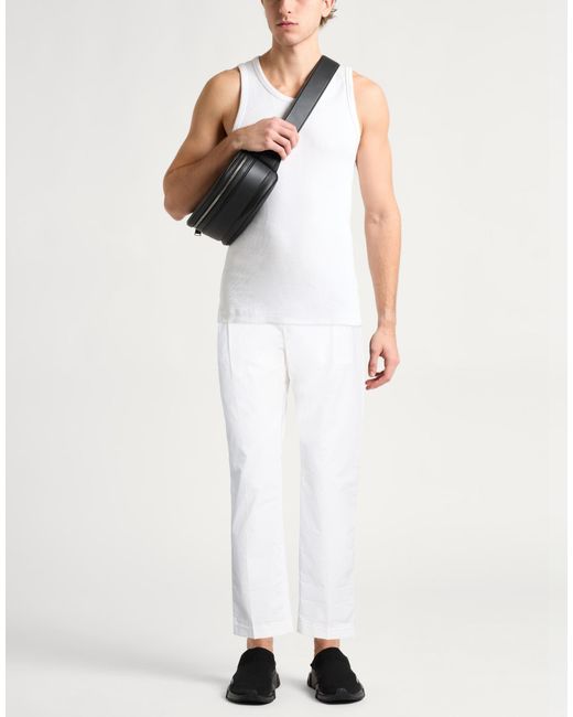 Daniele Alessandrini White Trouser for men