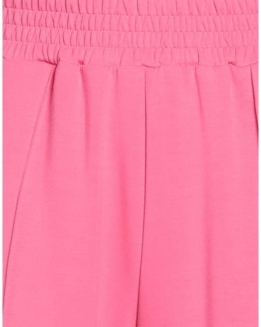 hinnominate Pink Fuchsia Pants Polyester, Modal, Elastane