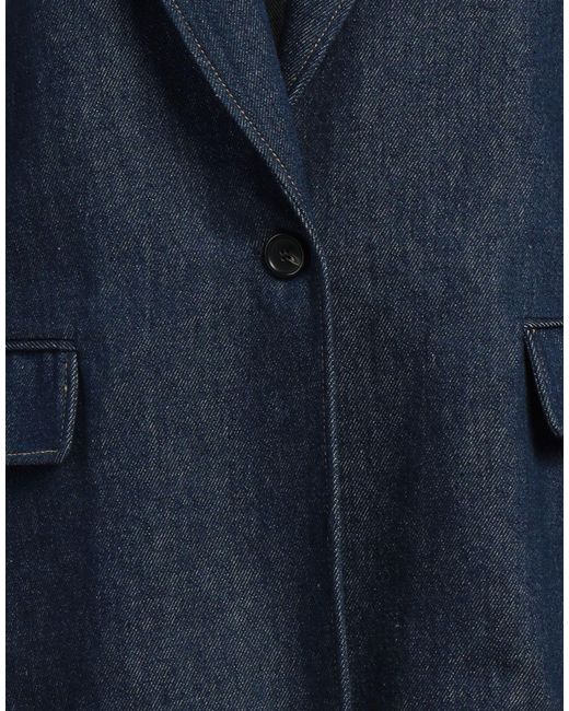 MSGM Blue Blazer Cotton