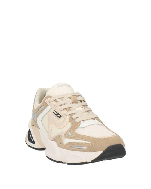 Replay White Trainers