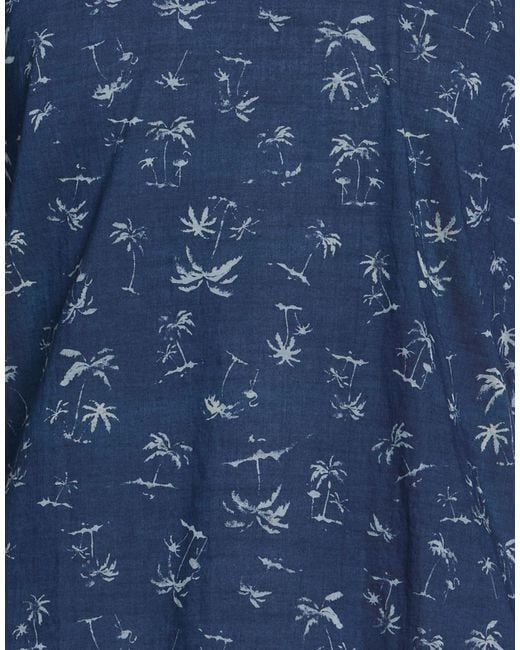 Kiton Blue Shirt Cotton for men