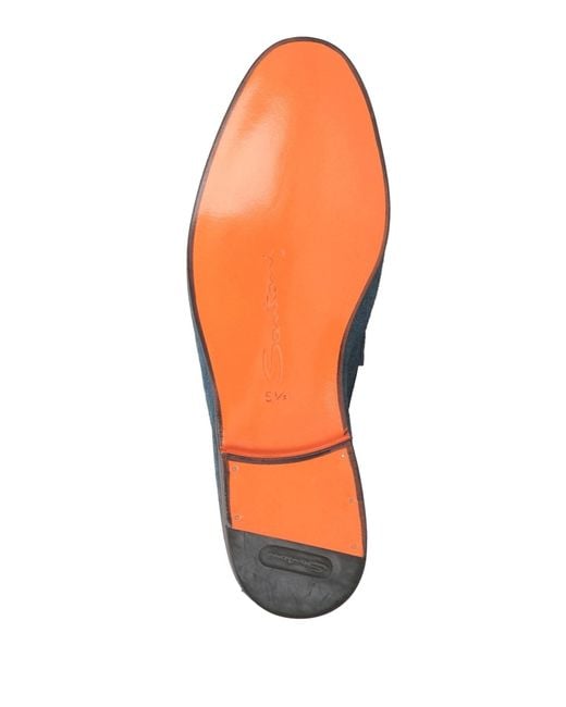Santoni Blue Loafer for men