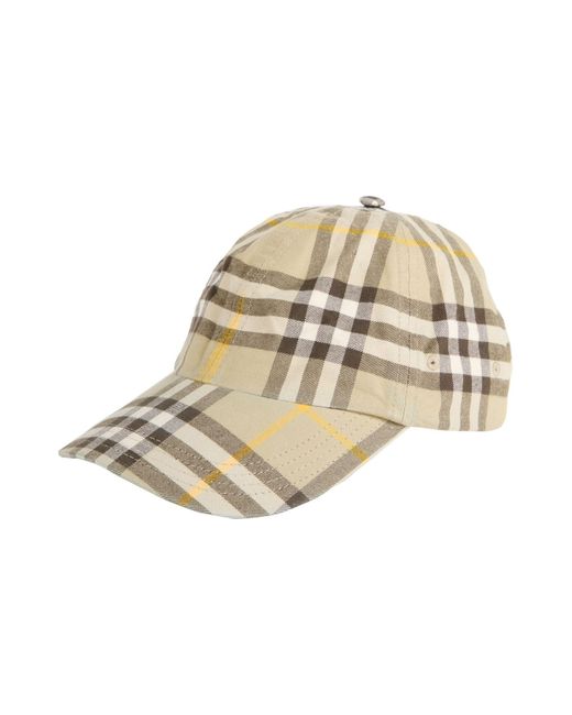 Burberry White Hat Cotton