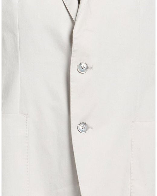 Hackett White Blazer Cotton, Lyocell, Elastane for men