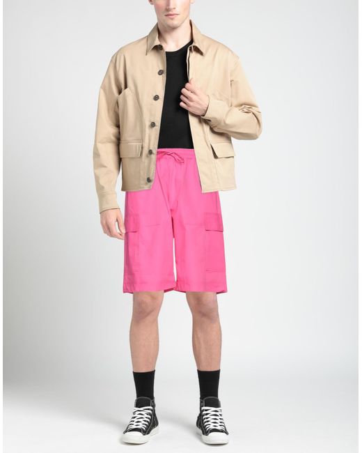 Roberto Collina Pink Shorts & Bermuda Shorts for men